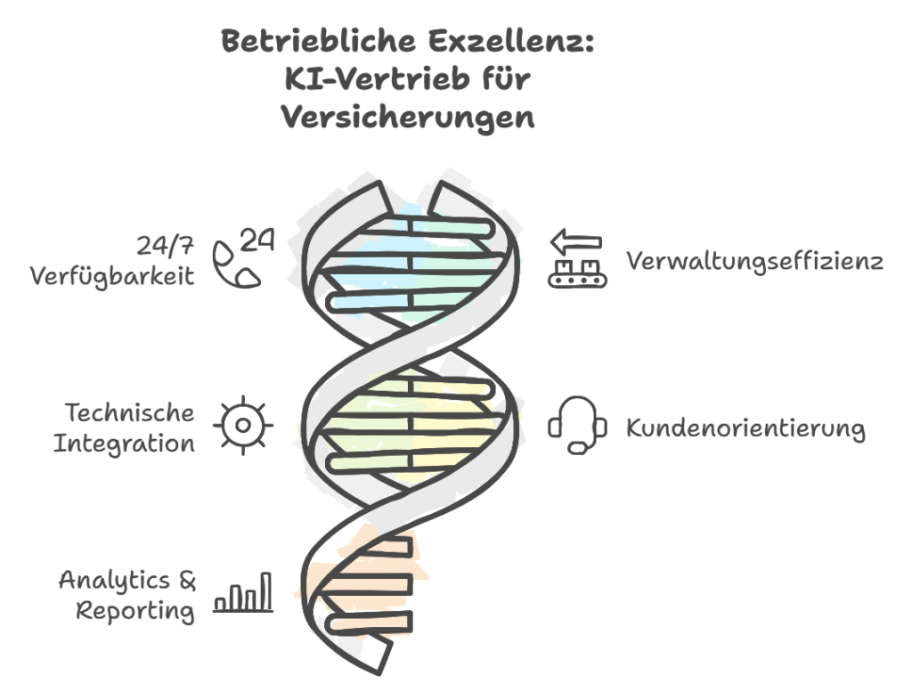 Operative Exzellenz

24/7 Verfügbarkeit ohne zusätzlichen Personalaufwand
Reduktion von Verwaltungsaufgaben um bis zu 70%
Optimierte Ressourcenauslastung durch intelligente Terminplanung

Technische Integration

Nahtlose Einbindung in bestehende CRM-Systeme
Synchronisation mit allen gängigen Kalendersystemen
Flexible API-Schnittstellen für individuelle Anpassungen

Kundenorientierung

Minimale Wartezeiten durch sofortige Reaktion
Flexible Terminoptionen nach Kundenwunsch
Konsistente Serviceerfahrung rund um die Uhr

Analytics & Reporting

Detaillierte Erfolgsanalysen und KPIs
Echtzeit-Monitoring aller Vertriebsaktivitäten
Datenbasierte Optimierungsvorschläge